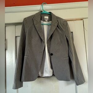 Grey striped professional blazer